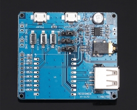 UART Voice Controller Shield for XY-V17B Mini MP3 Player Module