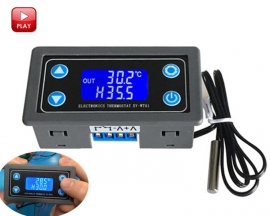 Thermostat Digital Temperature Controller LCD Display NTC 10K B3950 Sensor Relay Module