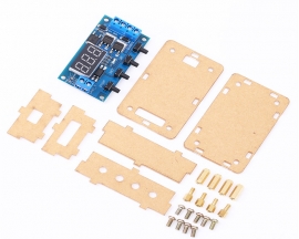 Trigger Cycle Timer DC 5V 12V 24V On Off Timer Module Delay Relay Switch Circuit Module Dual MOS Control with Protective Shell for Smart Home