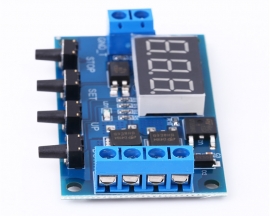 Trigger Cycle Timer DC 5V 12V 24V On Off Timer Module Delay Relay Switch Circuit Module Dual MOS Control with Protective Shell for Smart Home