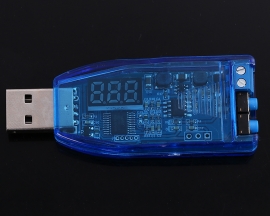 Red Display DC-DC USB Step Up Down Power Supply Module Button Control Voltage Buck Boost Converter 5V to 1.2V-24V