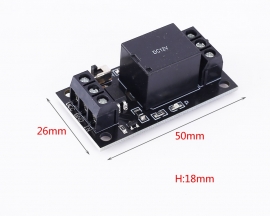 DC 12V 1 Channel Relay Module High Low Level Adjustable Trigger Board Optocoupler Isolated Output