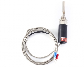 WZP-187 PT100 K Type Stainless Steel Temperature Sensor Probe -200℃-400℃ Thermocouple w/1.5m Cable