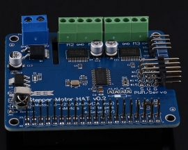 Servo Motor Driver Module Robot Shield DC 5V-12V I2C Development Board for Raspberry Pi 3B+/3B Stepper Motor HAT