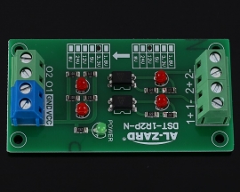 12V to 3.3V 2-Channel Optocoupler Isolator Photoelectric Isolation Module Level Voltage Converter 2Bit NPN Output PLC Signal Converter