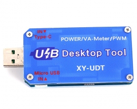 5V USB Multi-function Meter LCD Voltmeter Ammeter Battery Capacity Tester Power Tester Temperature Display