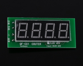 DC 5V 12V 36V Trigger Counter Module Accumulator 0.56inch 4-Bit Red Digital Tube Display