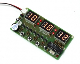 DIY 6 Bits C51 Digital Electronic Clock Red LED AT89C2051 Chip DIY Soldering Practice Learning Kits