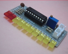DIY Kit LM3915 Audio Level Indicator Yellow Red LED Light Electronic Soldering Practice Kits