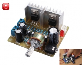 ICStation TDA2030A DIY Kit 2.0 15W+15W Dual Channel Audio Amplifier Board Power Amplifier DIY Module