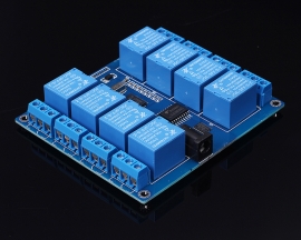 ICStation 8 Channel ICSE014A Micro USB Switch Relay Module Upper Computer Control Board DC 5V ICSE014A