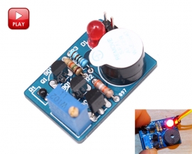 ICStation Electronic Temperature Control DIY Kit Sound Light Alarm Suite DC 3-5V