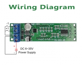 DC 12V 24V 36V Trigger Counter Module 5-Bit 0.56in Red Digital Tube Display
