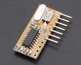 RXC6 433Mhz Superheterodyne Wireless Receiver Learning Code for Arduino/AVR