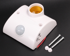 Human Infrared Sensor Lampholder for E27 Lamp Smart Delay Switch