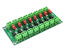 8-Channel 817 Optocoupler Voltage Isolation Board Voltage Control Converter Photoelectric Isolation Module