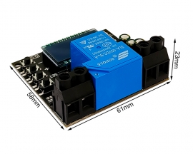 Coulometer Lead-acid Battery Voltage Monitor, Battery Capacity Monitor, 30A Charge/Discharge Controller 6V-60V LCD Display