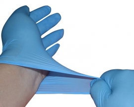 50PCS Disposable Nitrile Gloves Non-Sterile Healthcare Food Handling Use Safety Guantes Virus Disposable Gloves Blue