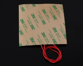 12V 25W PI Polyimide Flexible Adhesive Heater 100x100mm Polyimide Heating Film