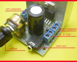 TDA7297 15W+15W Dual Channel Audio Amplifier Board