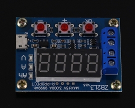 ZB2L3 Battery Capacity Tester Ah for 18650 Battery Capacity Display Module 9999mAh for 1.2V-12V Battery