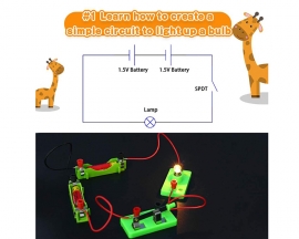 Circuit Learning Kits, Physics Science Entry Experiment DIY Project, Parallel Series Circuit Building, STEM Electric Education for Beginner Junior Senior Students