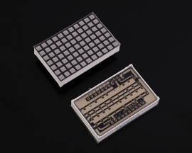 DIY Kit Electronic Clock DS3231 LED Dot Matrix Screen Display Thermometer