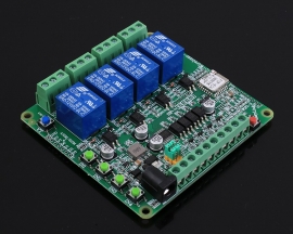 DC 12V 2.4G IoT Wireless Transceiver 4Bit WIFI Intelligent Controller Switch 10A Relay Module 4-Channel APP Control
