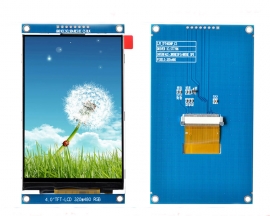 DC 3.3V 4.0inch TFT LCD Display Module RGB 320*480 ST7796S Driver SPI Interface 320x480 Resolution