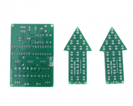 DIY Kit Green Yellow Dual-Color Flashing Light Analog Traffic Signal Indicator Electronic Soldering Practice Tranining Kit