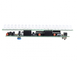 DIY Kit DC 3V-12V Audio Spectrum Indicator 5mm Red/Green/Blue LED LM3914 Level Indicator Kit
