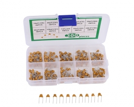 300pcs 10 Values Monolithic Capacitor Kits 10pF 20pF 30pF 47pF 56pF 68pF 100pF 1nF 10nF 100nF Component Kit