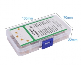 300pcs 10 Values Monolithic Capacitor Kits 10pF 20pF 30pF 47pF 56pF 68pF 100pF 1nF 10nF 100nF Component Kit