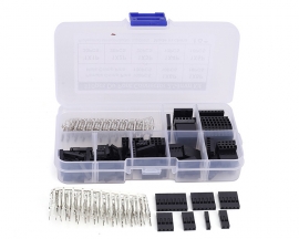 310pcs 9 Values XH2.54 Connector Case + Female Pin + Male Pin Kits TO-92 1Pin-8Pin Component Kit
