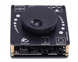 Wireless Bluetooth-compatible Audio Stereo Module APP Controller BLE5.0 50W+50W USB/AUX/PC Digital Amplifier Module