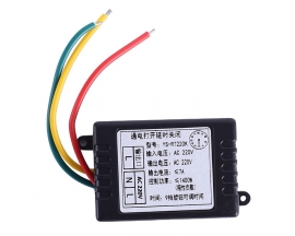 AC 110V 220V Power-ON Delay Relay Module AC 220V 7A Voltage Output 180min Adjustable Switch Timer Delay Controller