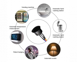 5V Infrared Ranging Sensor Human Body Distance Sensor Module Sensing Distance 0-10cm for Automatic Sensor Faucet
