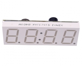 DC 5V WIFI Electronic Clock Wireless APP Control 4 Digit Clock Alarm 12/24H