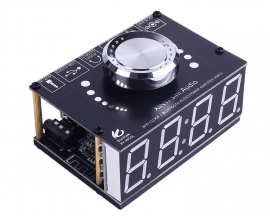 XY-W50L WIFI Electronic Clock DC 5V-24V 50W+50W Bluetooth Amplifier APP Control Alarm 12/24H