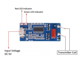 DC 5V 1A Wireless Power Supply, 5W Wireless Charger, Universal Mobile Phone Charging Module