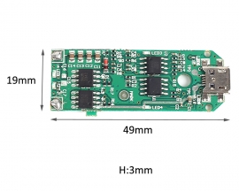 DC 5V 5W Wireless Charger Module Transmitter Base PCBA Board General QI Standard Coil with LED Light