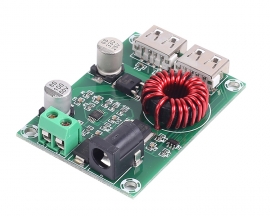 Dual USB Output Step-Down Module, 5V 6A Voltage Regulator Module, Dual 5V 3A Rechargeable Micro Charging Board