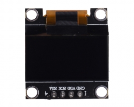 0.96 Inch Yellow Blue OLED Display Module Support IIC Communication 51 Single Chip Microcomputer 128*64 Resolution