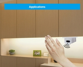 Hand Sweep Switch Controller DC 12V-24V Infrared Sensor Switch Sensor Cabinet Light Smart Switch