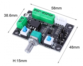 Stepper Motor Drive Controller DC 12-24V Speed Regulation Forward and Reverse Control PWM Signal Generator