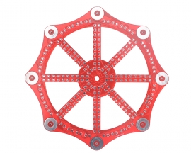 DIY Ferris Wheel Model Kit, Rotary LED Blinking Light, Electronic Soldering Kit SMD SMT Practice Kit
