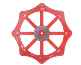 DIY Ferris Wheel Model Kit, Rotary LED Blinking Light, Electronic Soldering Kit SMD SMT Practice Kit