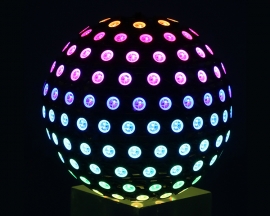 DIY RGB 3D LED Ball Light Kit WS2812B Colorful LED Flashing Sphere Soldering Kits for Welding Practice Project