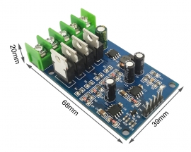 170W High-power H-bridge Motor Driver DC 5V-30V NMOS Forward Reverse Controller