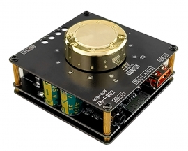 80Wx2 Bluetooth Amplifier Module ZK-F802 Dual Channel Stereo 80W+80W BLE/AUX/U-disk/USB Sound Card
